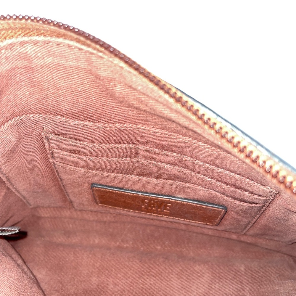 Frye leather wristlet with strap - Cognac. Very gently used. - Picture 3 of 4